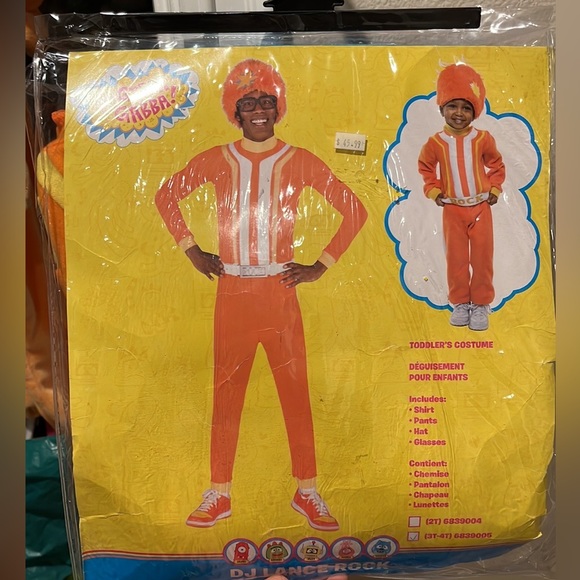 2T 3TPaper Magic DJ Lance Rock Yo Gabba Gabba Child Toddler Economy Costume T… - Picture 4 of 4